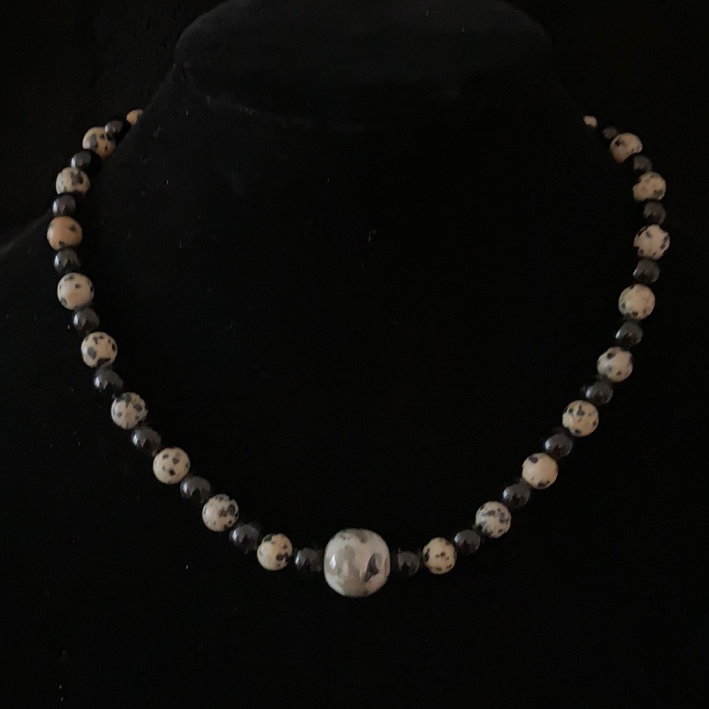 Black Onyx & Dalmatian Jasper